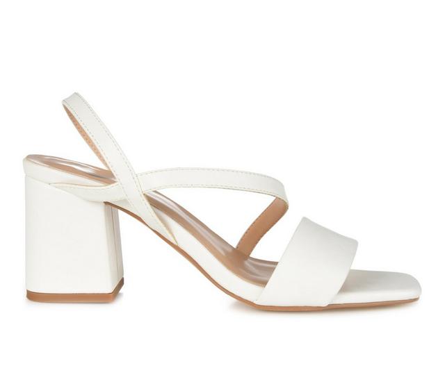 Women's Journee Collection Lirryc Dress Sandals in White color