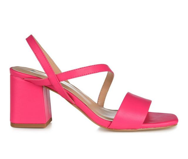 Women's Journee Collection Lirryc Dress Sandals in Magenta Wide color