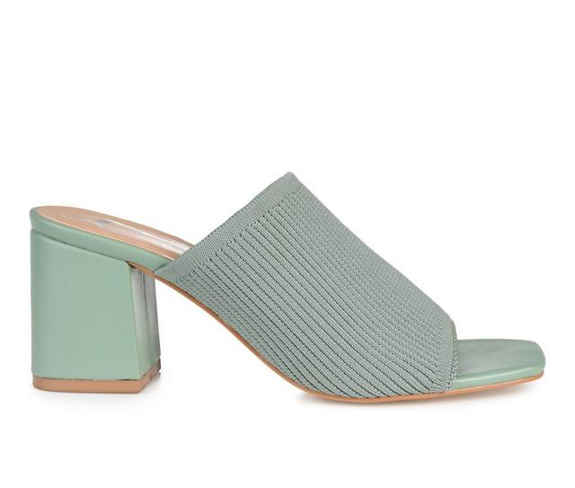 Women's Journee Collection Lorenna Dress Sandals in Green color