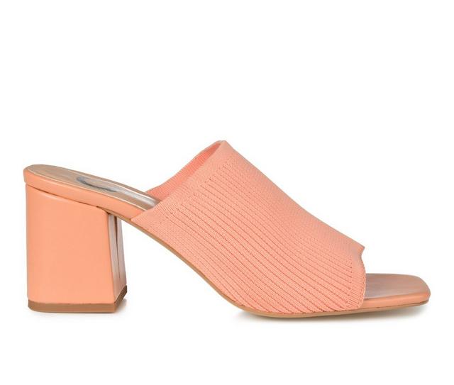 Women's Journee Collection Lorenna Dress Sandals in Coral Wide color