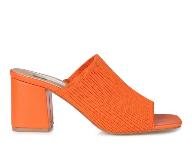 Women's Journee Collection Lorenna Dress Sandals in Orange Wide color
