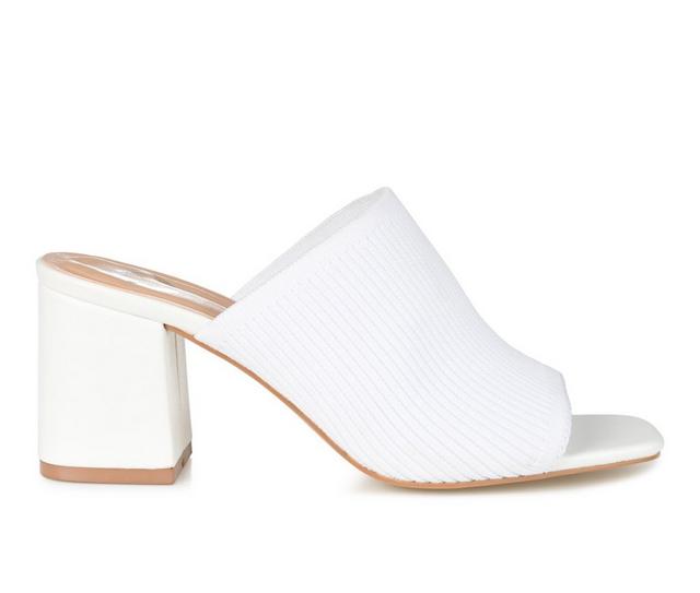 Women's Journee Collection Lorenna Dress Sandals in White Wide color