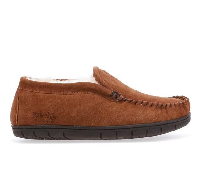 Staheekum Trapper Wool Moccasin Slippers in Wheat color
