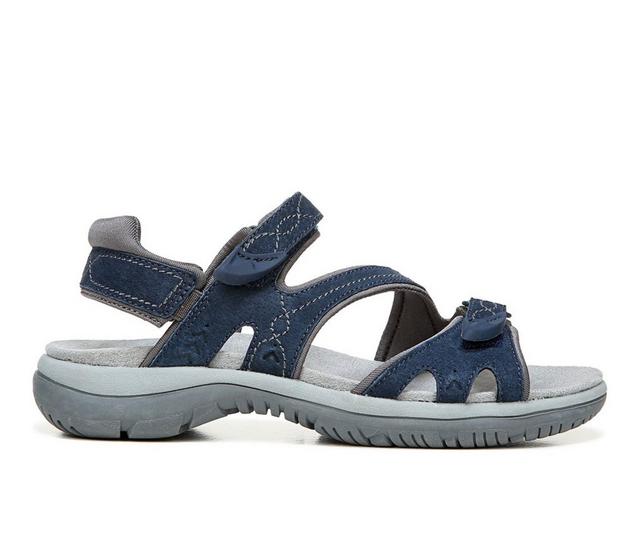 Women's Dr. Scholls Adelle Outdoor Sandals in Navy color