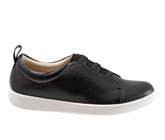 Women's Trotters Avrille Sneakers in Black color