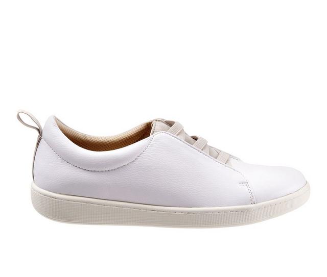 Women's Trotters Avrille Sneakers in White color