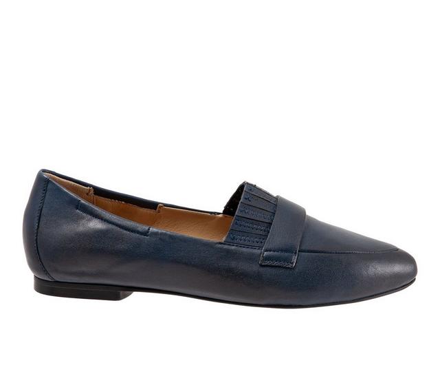Women's Trotters Emotion Loafers in Navy color