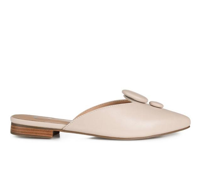 Women's Journee Collection Mallorie Mules in Nude color