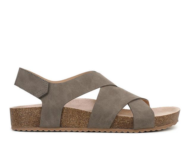 Women's Dr. Scholls Luna Slip-On Sneakers in Wood Smoke color