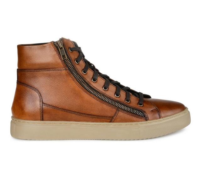 Men's Thomas & Vine Xander High-Top Sneakers in Brown color
