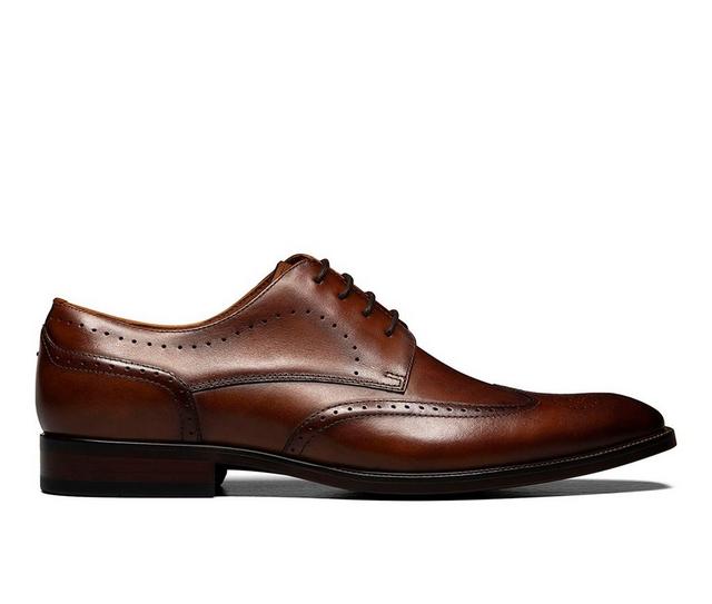 Men's Florsheim Sorrento Wingtip Oxfords in Cognac color