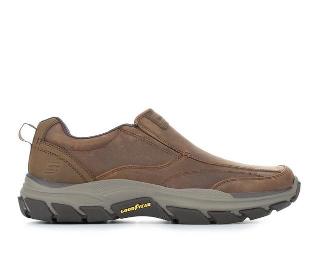 Men's Skechers 204436 Respected Lowry Goodyear Slip-On Shoes in Desert Crazy color