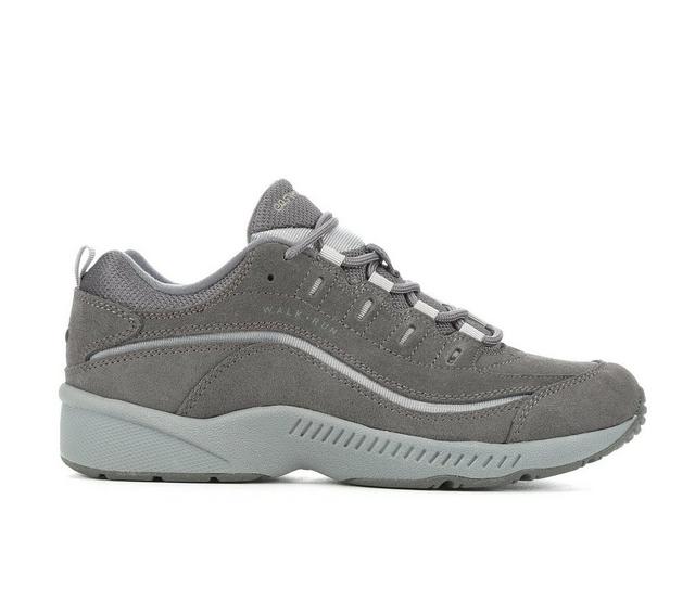 Women's Easy Spirit Romy Walking Sneakers in Charcoal/M grey color