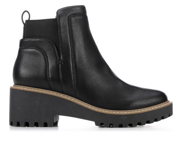 Women's DV BY DOLCE VITA Rielle Chelsea Boots in Black Tumble color