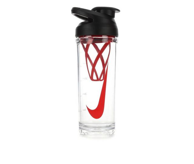 Nike Hypercharge Shaker 24 Oz. Water Bottle in Clear/Crimson color