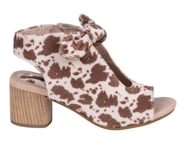 Women's GC Shoes Kimora Dress Sandals in Cow Print color