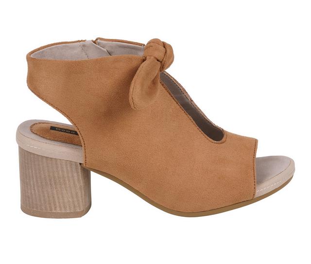 Women's GC Shoes Kimora Dress Sandals in Tan Suede color