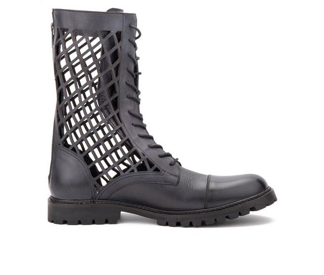 Women's Vintage Foundry Co Windsor Combat Boots in Black color