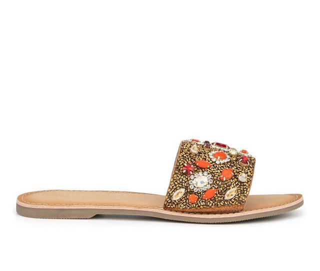 Women's Torgeis Calypso Sandals in Orange color