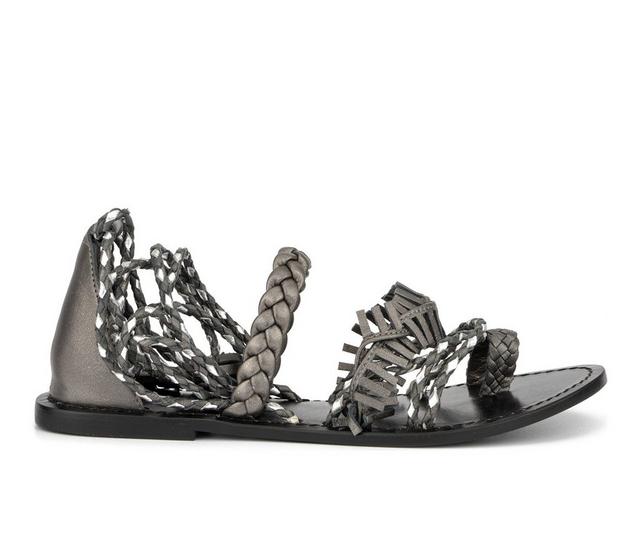 Women's Torgeis Aurelia Sandals in Pewter color