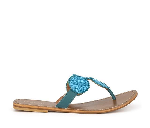 Women's Torgeis Helen Flip-Flops in Blue color