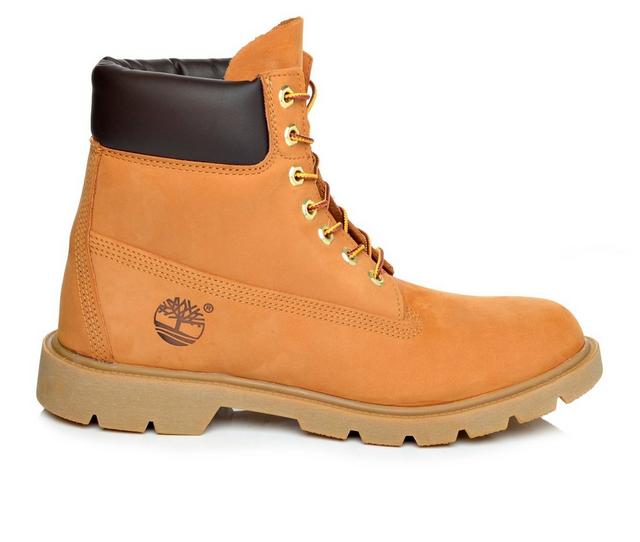 Men's Timberland 18094 6" Waterproof Padded Collar Boots in Wheat color