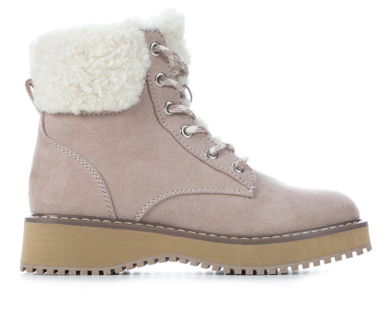 Girls' Madden Girl Little Kid & Big Kid Kimber Winter Lace Up Booties