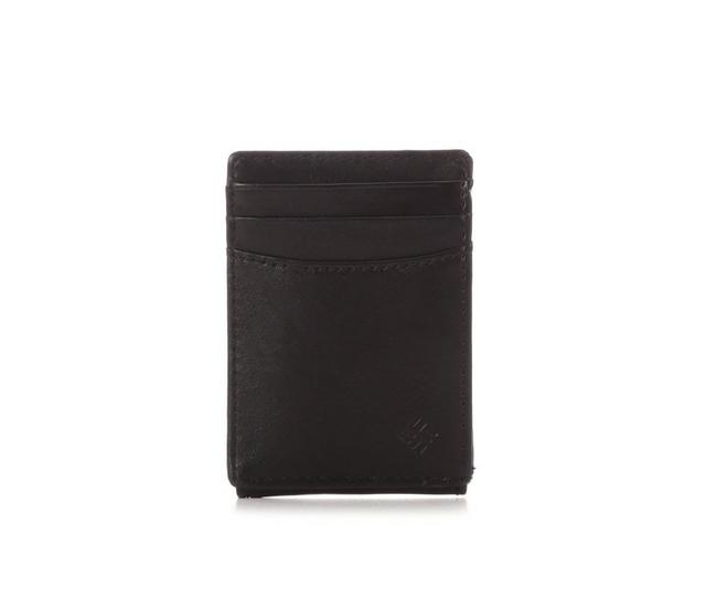 Columbia Wide Magnet Front Pocket Wallet in Black color