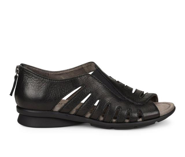 Women's Comfortiva Parker Sandals in Black color
