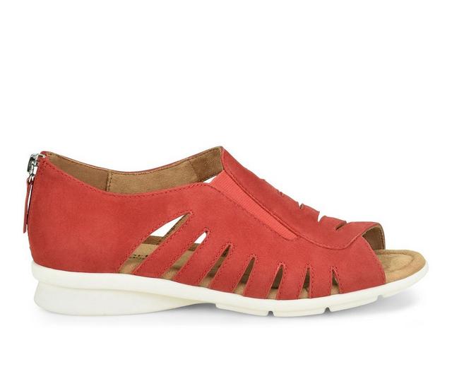 Women's Comfortiva Parker Sandals in Red color