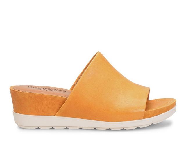 Women's Comfortiva Pax Wedge Sandals in Mimosa color