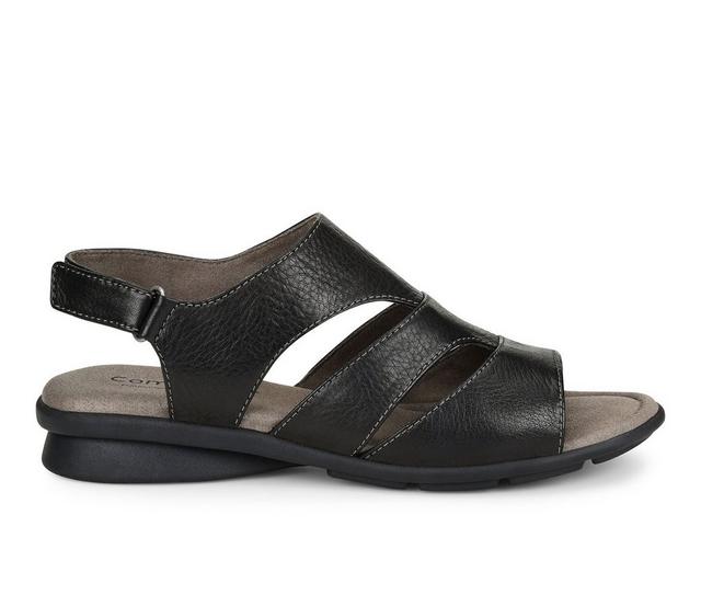 Women's Comfortiva Parma Sandals in Black color