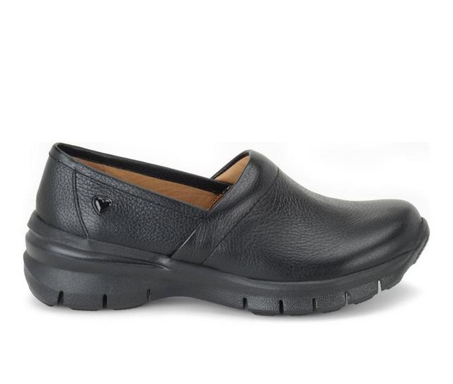 Women's Nurse Mates Libby Slip-Resistant Clogs in Black color