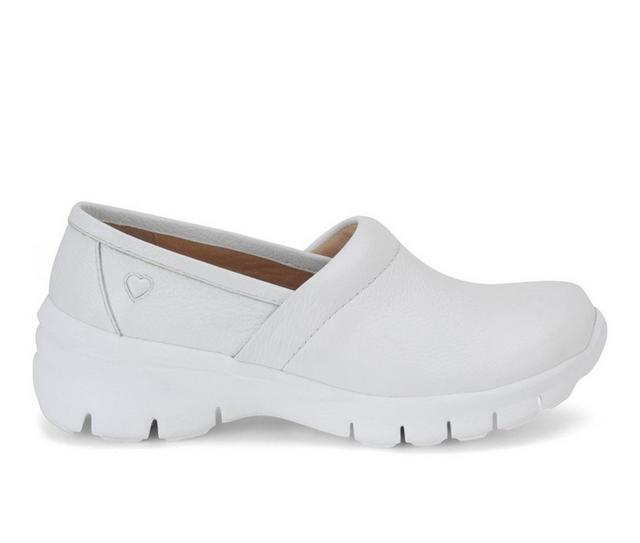 Women's Nurse Mates Libby Slip-Resistant Clogs in White color