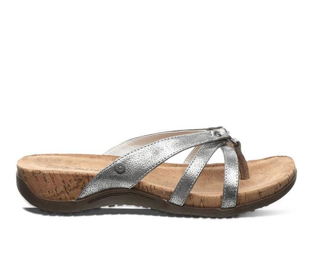 Women's Bearpaw Fawn Sandals in Grey color