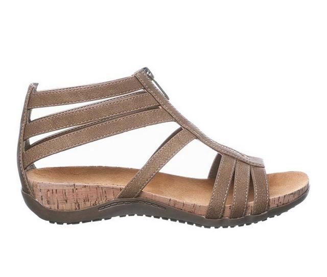 Women's Bearpaw Layla II Sandals in Brown color