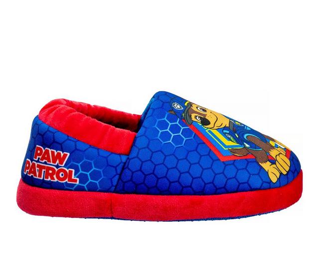 Nickelodeon Toddler & Little Kid Paw Patrol Moccasin Slippers in Blue Red color