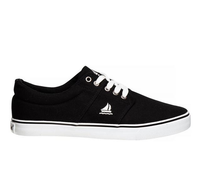 Men's Sail Jib Casual Shoes in Black color