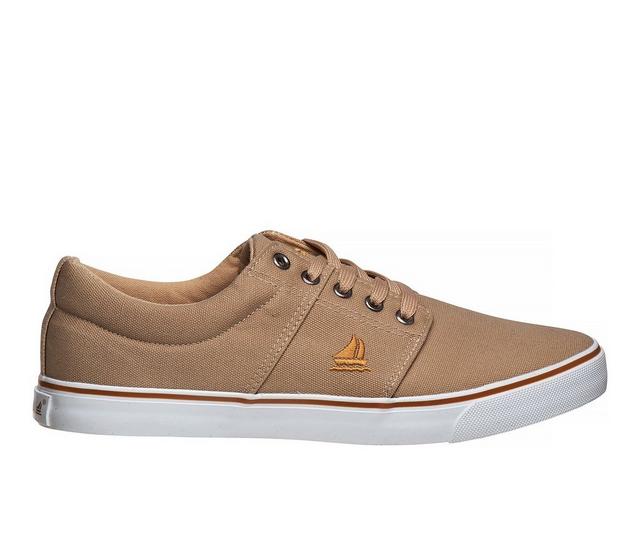 Men's Sail Jib Casual Shoes in Khaki color