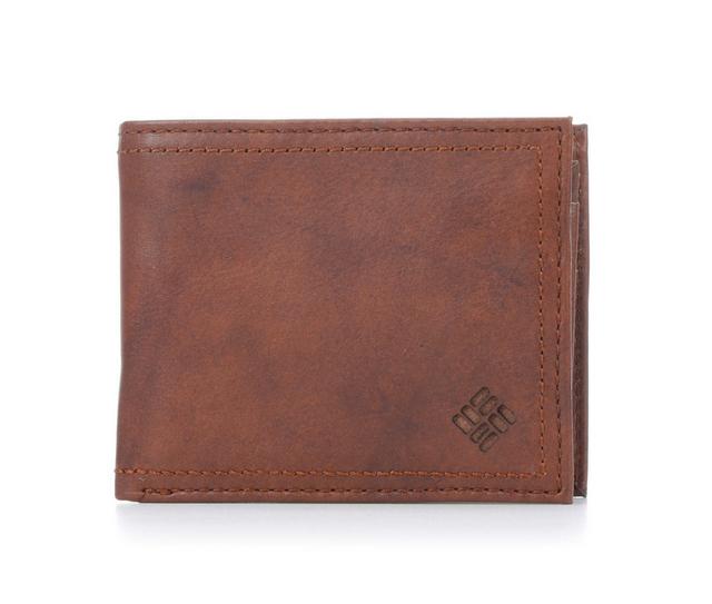 Columbia Extra Capacity Slimfold Wallet in Brown color