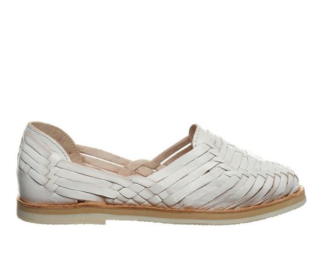 Women's Bearpaw Silvia Flats in White color