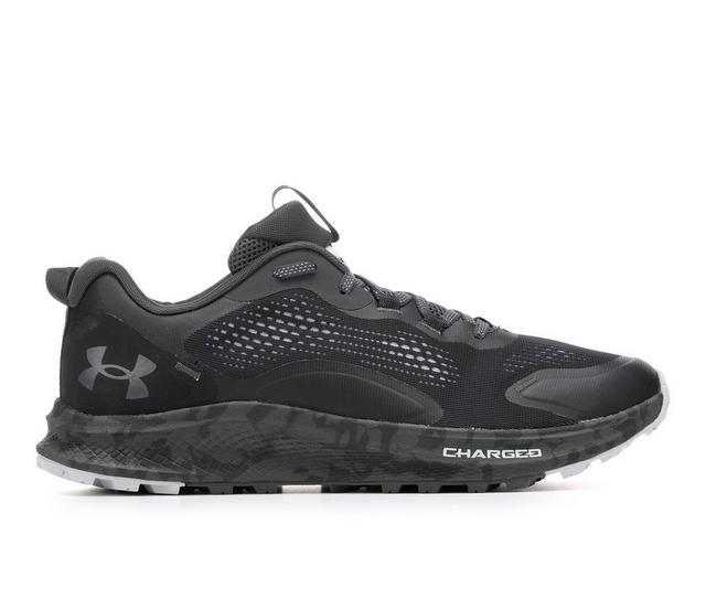 Men's Under Armour Charged Bandit Trail 2 Running Shoes in Black/Gray color