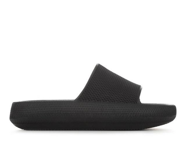 Women's MIA Camyl Platform Slides in Black color