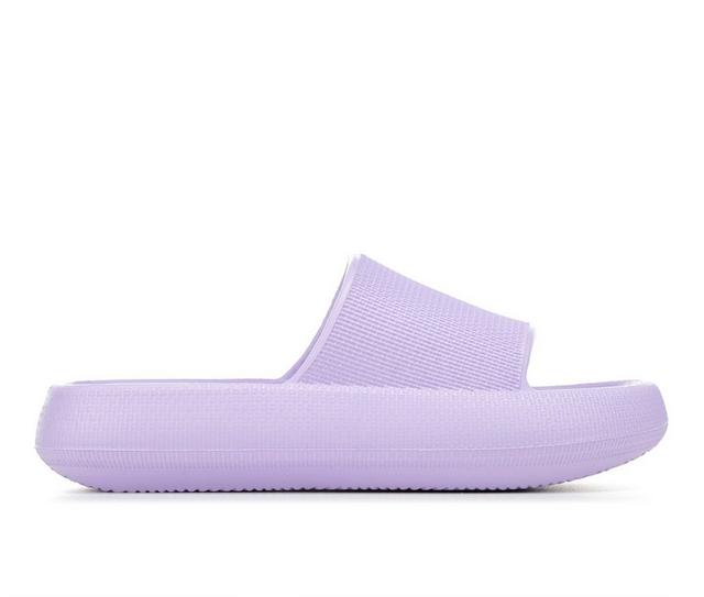 Women's MIA Camyl Platform Slides in Lavendar color