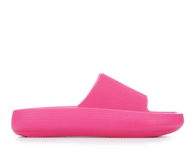 Women's MIA Camyl Platform Slides in Hot Pink color