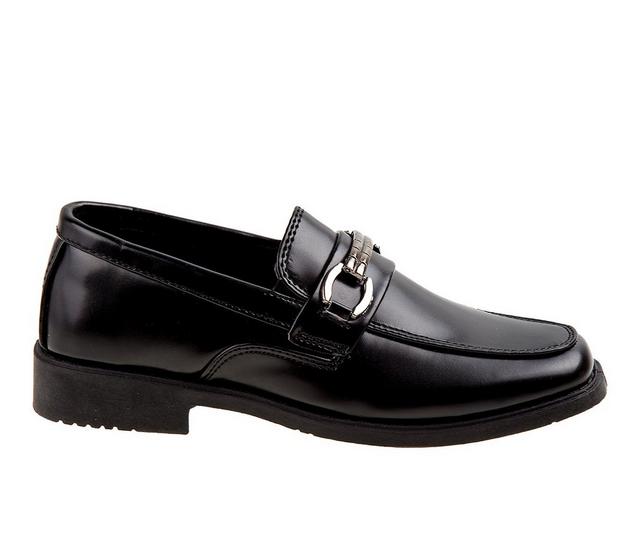 Boys' Josmo Little Kid & Big Kid 25025C Slip-On Dress Shoes in Black color
