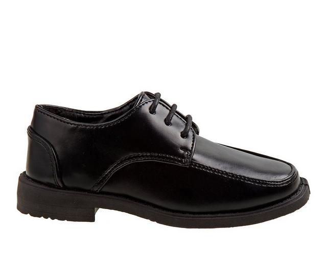 Boys' Josmo Little Kid & Big Kid 25072C Lace-Up Dress Shoes in Black Patent color