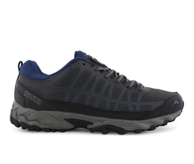 Men's Pacific Mountain Dasher Hiking Shoes in Grey/Navy color