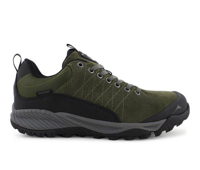 Men's Pacific Mountain Mead Low Hiking Shoes in Olive color