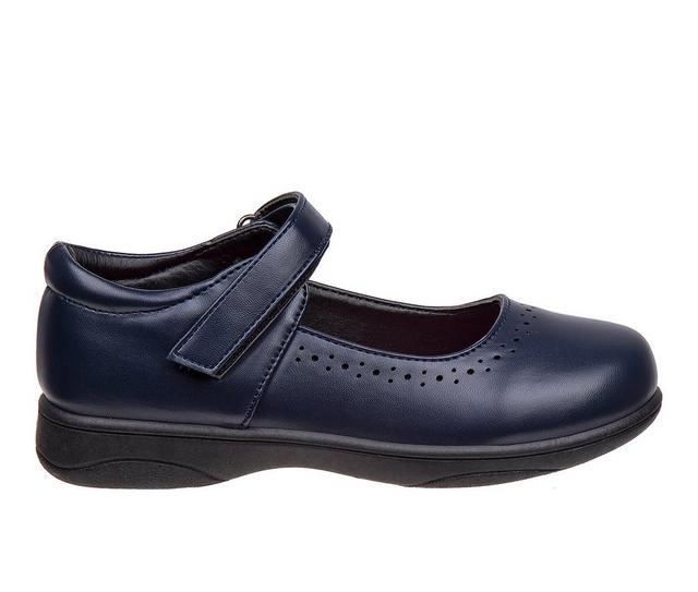 Girls' Petalia Toddler & Little Kid & Big Kid School Shoes in Navy color